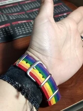 Pulseras bisexuales trenzadas para hombres y mujeres, pulseras trenzadas del orgullo de los homosexuales, del arco iris de Nepal, joyería de amistad