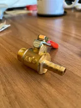 Connector-Joint Adapter Pipe-Fitting Coupler Ball-Valve Hose Barb Thread Copper Male