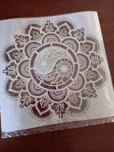 Nuevo molde de mandala artesanal diy de 30*30cm de tamaño para pintar plantillas álbum de fotos estampado Tarjeta de papel en relieve en madera, tela, pared
