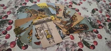 84 unids/set cartas del Tarot sin fronteras Smith juego de mesa de Tarot tarjetas inglés completo portátil amigo fiesta Mesa tarjetas de Juego de 4P