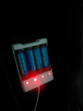 Charging-Battery-Charger Circuit-Protection Usb-Output Rechargeable 4-Slots Aaa/aa Short