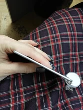 Portatarjetas de aleación de aluminio de alta calidad, funda para tarjeta de identificación, trabajo de Metal, identificación, 1 Uds.