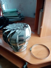 Ventilador de techo de acero inoxidable 304, turbinas eólicas, ventilación de aire, ventilador de ático de 110mm, 150mm, 200mm