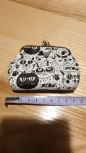 Monedero de gato de dibujos animados para mujer, mini carteras de mujer, bolso de mano, monedero con cerrojo, monedero