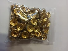 Espaciadores de diamantes de imitación, cuentas de cristal checo para fabricación de joyas, pulsera, collar, abalorios, accesorios, 4/6/8/10mm, 100 Uds.