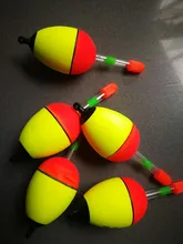 5 unids/lote 3g-80g luminosa flotador de espuma para pesca flotabilidad EVA suave Boya corcho de pesca noche de pesca palo de luz Bobber abordar