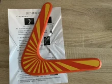 Boomerang-platillo volador de madera con forma de V para niños, juguetes populares al aire libre, 40 metros, Envío Gratis