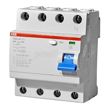 Residual current circuit breaker quadrupole 63A 100mA ABB F204 AC-63 0,1 2CSF204001R2630 (AU type)
Residual current circuit breaker quadrupole 63A 100mA ABB F204 AC-63 0,1 2CSF204001R2630 (AU type)