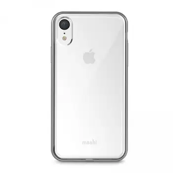 Moshi Vitros cell phone case housing with silver edge, translucent 
Moshi Vitros cell phone case housing with silver edge, translucent