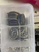 Abalorios de árbol de la vida nórdico vikingo Sun Moon, 10 Uds., 29x25mm, colgantes de Color plata antigua, joyería tibetana