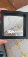 Cadena con colgante plata de primera ley nombre personalizado para mujer, collar, gargantilla, plata esterlina 925, placa personalizable, letras, regalo de navidad para novia