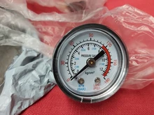 Compresor de aire, manómetro de fluido hidráulico neumático, 0-12Bar/0-180PSI, alta calidad