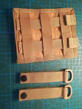 Bolsa de caza al aire libre, gancho y bucle, deportes tácticos, militar, Molle, nailon, soporte para Walkie Talkie, bolsa para revistas, gancho y bucle