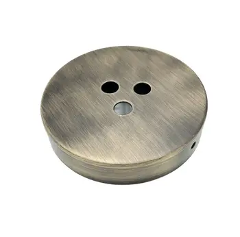 Metal support old gold 100mm diameter and three outlets 
Metal support old gold 100mm diameter and three outlets