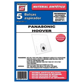 Replacement Bag for Vacuum Cleaner Tecnhogar 915711 (5 uds)
Replacement Bag for Vacuum Cleaner Tecnhogar 915711 (5 uds)