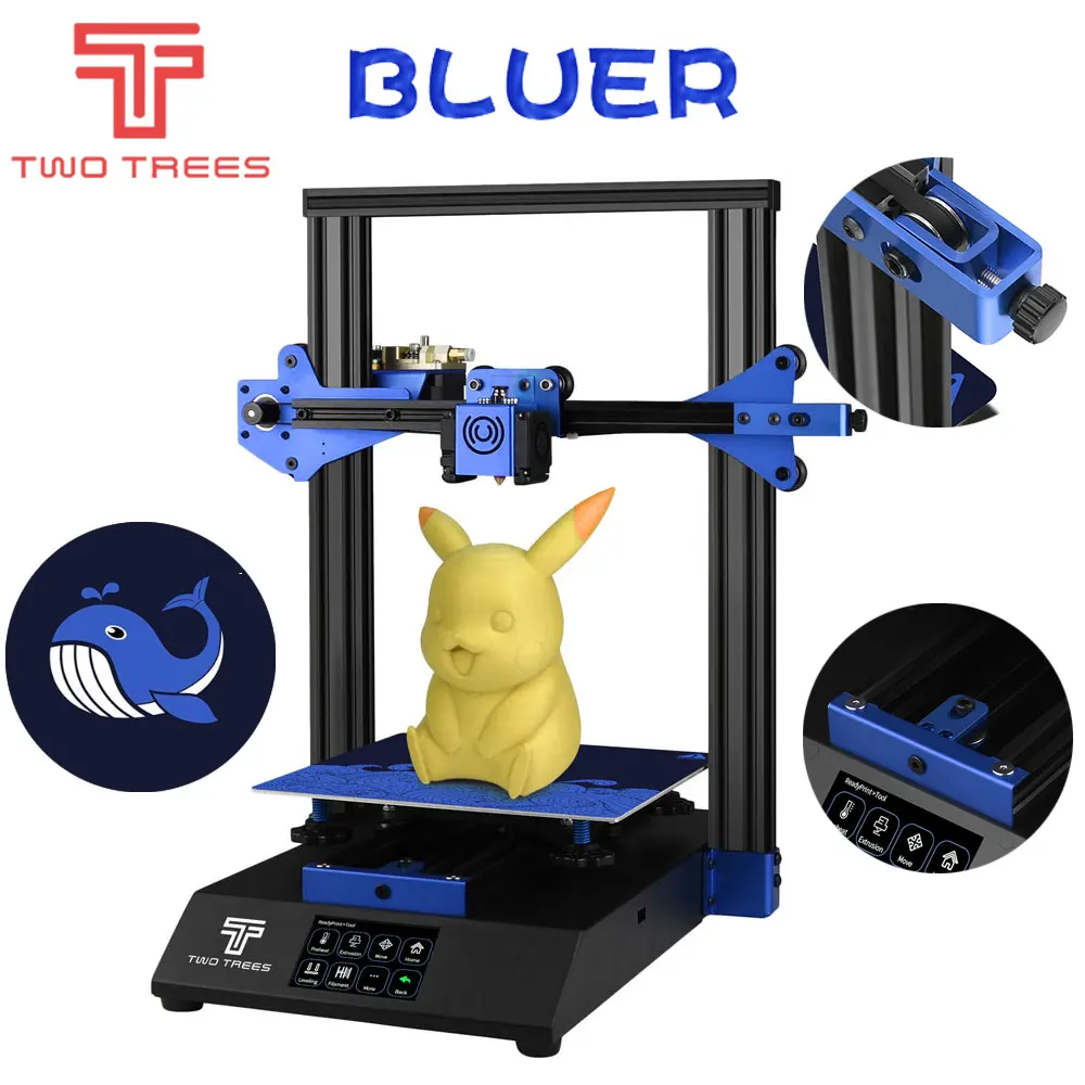 TWO TREES 3D Printer Bluer High precision Auto Leveling Resume Print Tempered Glass Resume Power Failure Large Plus Size
TWO TREES 3D Printer Bluer High precision Auto Leveling Resume Print Tempered Glass Resume Power Failure Large Plus Size