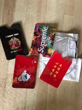 4 unids/pack patrón lindo RFID Anti-desmagnetización tarjetero para tarjetas bancarias Tarjeta de Identificación de caso funda para tarjeta de autobús de bolsa de papel de aluminio Protector de la tarjeta