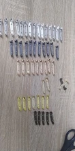 Lote de 50 unidades de broches de rodio de 15, 20, 25, 30 y 35mm, pines de seguridad, Base en blanco para fabricación de joyas DIY