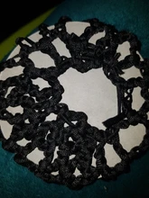 Headwear-Accessories Bun-Cover Hair-Net Skating Fanchon Styling Beautiful Crochet Snood