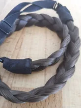 S-noilite diademas trenzadas bandas para el cabello trenzadas accesorios para el cabello extensiones de cabello sintético cabello falso para mujeres