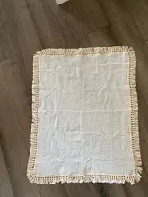 Manta de algodón con borlas para bebé, cubierta para cochecito de bebé, manta de muselina para recién nacido, gasa para el baño, colcha de muselina