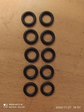 Nitrile Rubber Sealing-Washer NBR Oil-Resist Black Automobile Round OD CS 3mm 10pcs 10mm--80mm