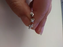 3 unids/set pendientes de plata 925 Real para mujer pendientes de circonita pequeña regalo de niña pendientes de Piercing de cartílago para mujer delicados aretes R5