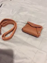 Los niños bolsa de Mini bolso cuadrado remache bolso de moda niños linda chica cintura bandolera coreana