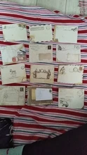 Lote de 12 unidades de sobres de papel Kraft clásico, Mini sobres de Estilo Vintage europeo para tarjetas, regalo para álbumes de recortes