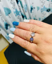 Anillos ajustables de Plata de Ley 925 para mujer, joyería de fiesta, regalo de aniversario, venta al por mayor