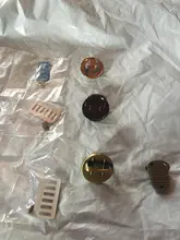 Redonda de Metal en forma de cierre de giro bloqueo por giro bloqueo para bolso de bricolaje bolso Hardware L4ME