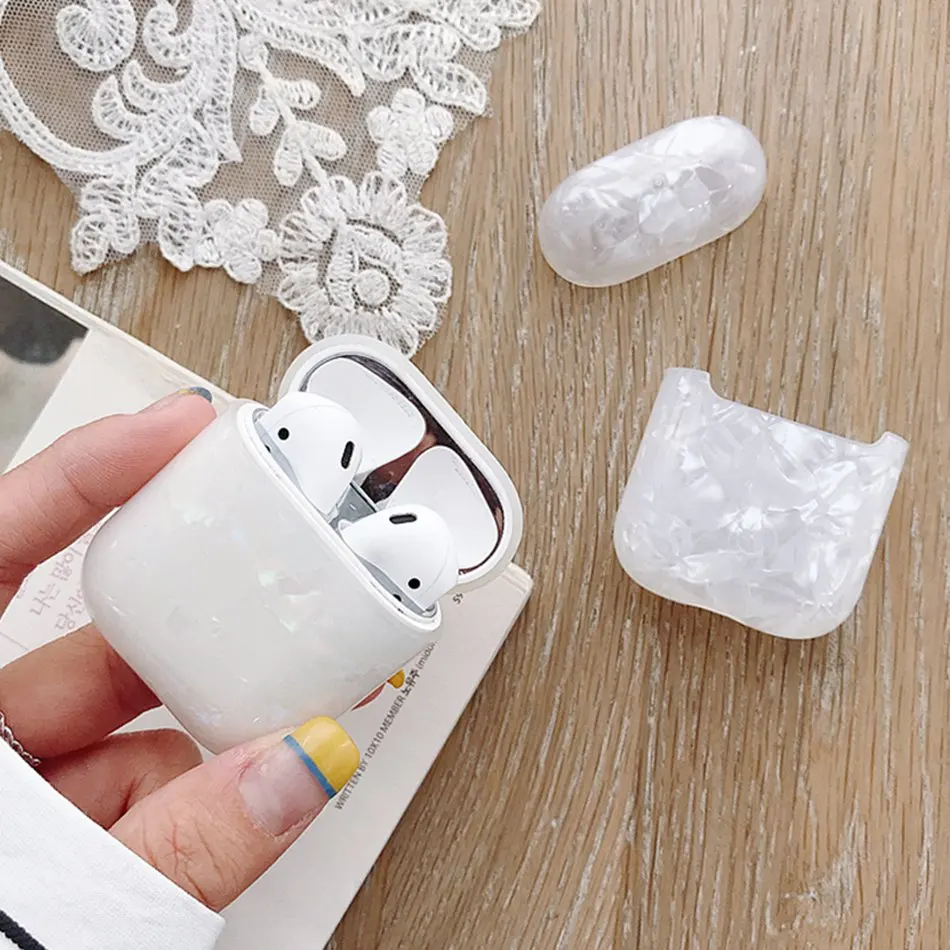 For AirPods Case Luxury Marble Conch Shell Earphone Case For Airpods 2/i10/i11/i12 TWS Cover IMD Soft Silicone Protect
For AirPods Case Luxury Marble Conch Shell Earphone Case For Airpods 2/i10/i11/i12 TWS Cover IMD Soft Silicone Protect