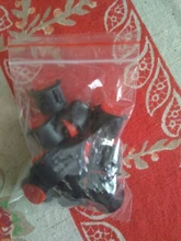Interruptores de balancín redondo de 23mm de diámetro, interruptor basculante ON-OFF de 2 pines, redondo, negro, blanco y rojo, 10A/125V, 6A/250V, 10 Uds.