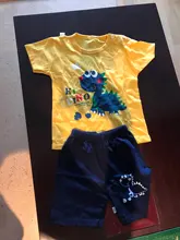 Conjuntos de ropa de verano para bebés, Conjunto de camiseta de manga corta y pantalones cortos