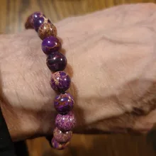 Pulsera de piedra de lapislázuli para hombre y mujer, turquesas naturales verdes y blancas, abalorios de 8MM, pulseras de Yoga con abalorios