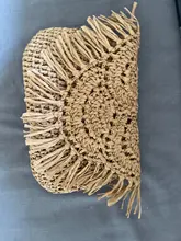 Bolsos de paja de verano para mujer, carteras de playa hechas a mano con borlas, de rafia, tejido de ratán, bolsos de hombro tipo bandolera para vacaciones, 2020