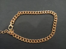 VKME-Conjunto de pulseras de cadena cubana Punk para mujer, brazaletes de Color dorado grueso, Miami, bohemio, joyería de moda, 3/4 Uds.