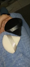 Esponjilla en polvo triangular de terciopelo, 1/2 Uds., Mini esponja de Maquillaje facial, cosmética, suave, de algodón, para cara, lavable, ligera