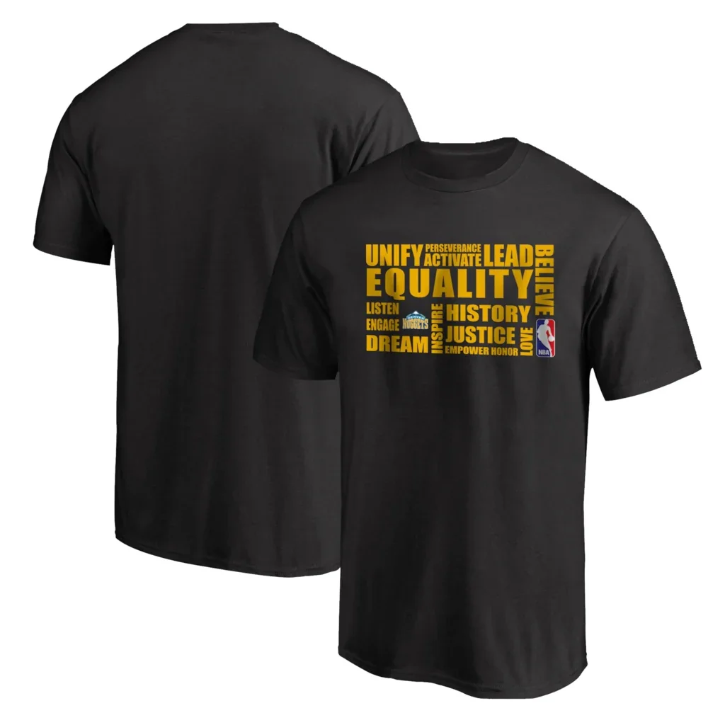 

Nba Basketball EQUALITY Denver Nuggets Tshirt