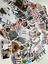 Unids/set de 50/100 Uds., banda de una dirección, grafiti, impermeable, Maleta de viaje, teléfono, portátil, pegatinas de equipaje, para niños y niñas