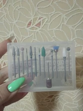 Estuche de almacenamiento para brocas de uñas, contenedor de soporte de cortador de molino eléctrico, caja vacía de acrílico, accesorios, LA994-1 de herramientas