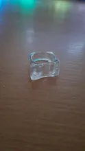 FFLACELL 2020 de moda de verano de acrílico geométrico Irregular bola de cristal transparente resina anillos de colores para la joyería de las mujeres regalos