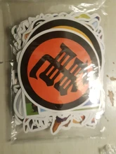 Juguete de Dragon Ball impermeable para niños, pegatina mixta para patinete, bicicleta, portátil, bolsa de viaje, divertido, 50/100 Uds.