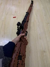 MOULD KING SWAT-arma militar de la Segunda Guerra Mundial, miniaturas de bloques de construcción, bloques de pistola, Juguetes