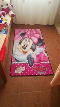 Alfombrilla rosa de Minnie para baño de niños, alfombra para niña, tapete antideslizante para baño, tapete de cocina para absorber agua