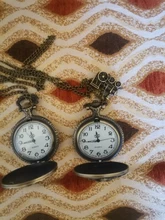 Reloj de bolsillo de cuarzo de bronce Vintage para hombre y mujer, collar con colgante de motor locomotor, cadena, mejores regalos, con accesorio de tren