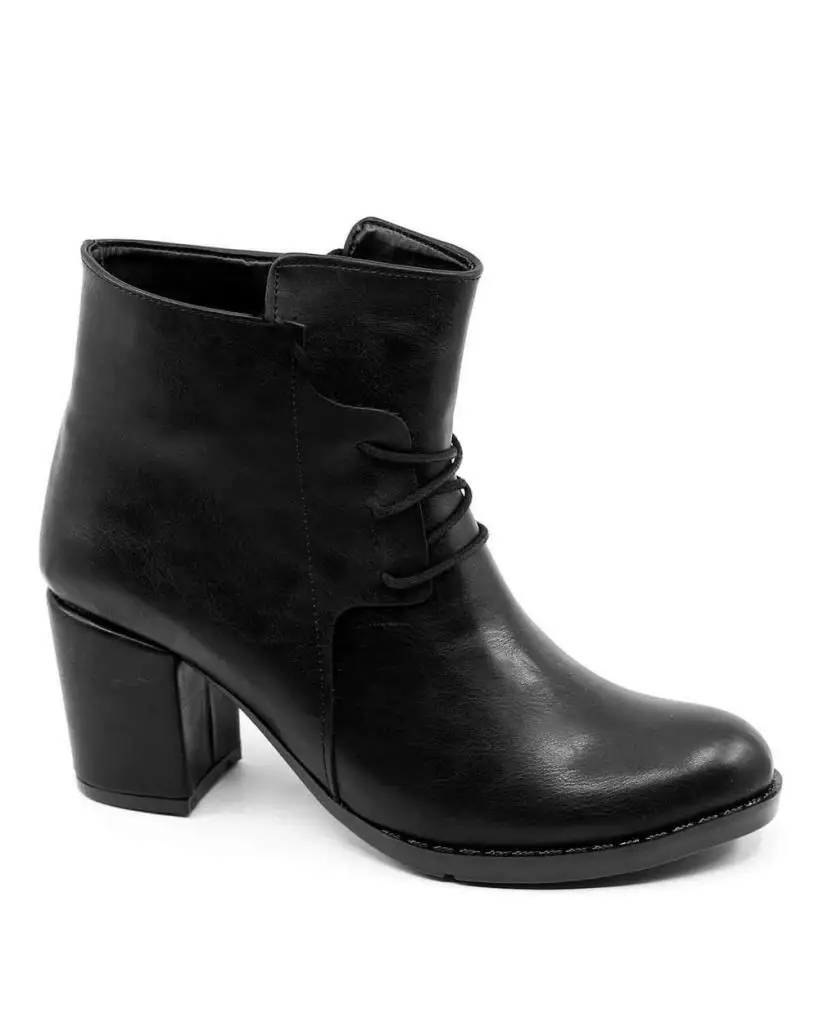 Mosimoso Women's Ankle Height Boot Gardner Black Skin Lace-up Zipper Women Boots
Mosimoso Women's Ankle Height Boot Gardner Black Skin Lace-up Zipper Women Boots