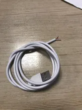 Cable USB de 50CM y 100CM conector para línea de LED, 2 pines, Conector de Cable de conexión de alimentación para cinta de LED DC5V de Color único