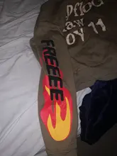 Sudadera con capucha de Kanye West para hombre y mujer, ropa con diseño de logotipo de Lucky me I see Ghost, chándal de algodón de serie Tour para Otoño e Invierno