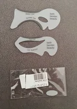 Plantilla para delinear ojos, plantilla para delinear ojos, plantilla para delinear ojos, modelos de ojos, conformación de la plantilla, herramientas de maquillaje, 2 unids/lote